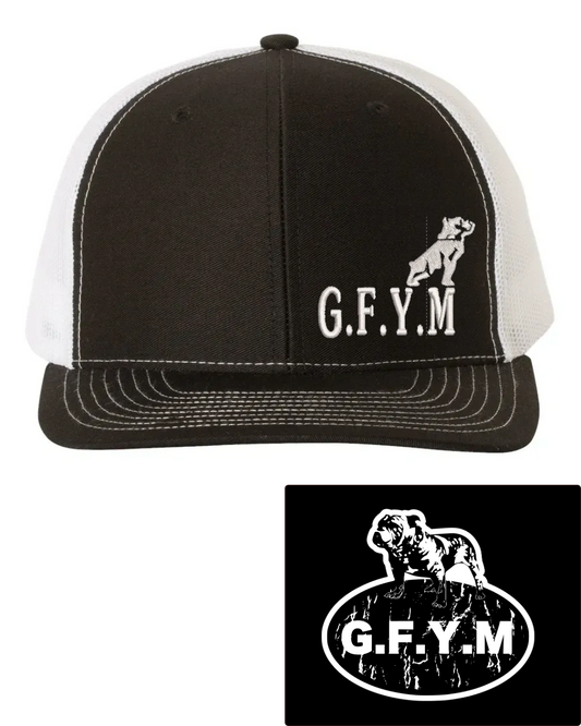 G.F.Y.M Mack Richardson 112 Trucker Hat and Sticker