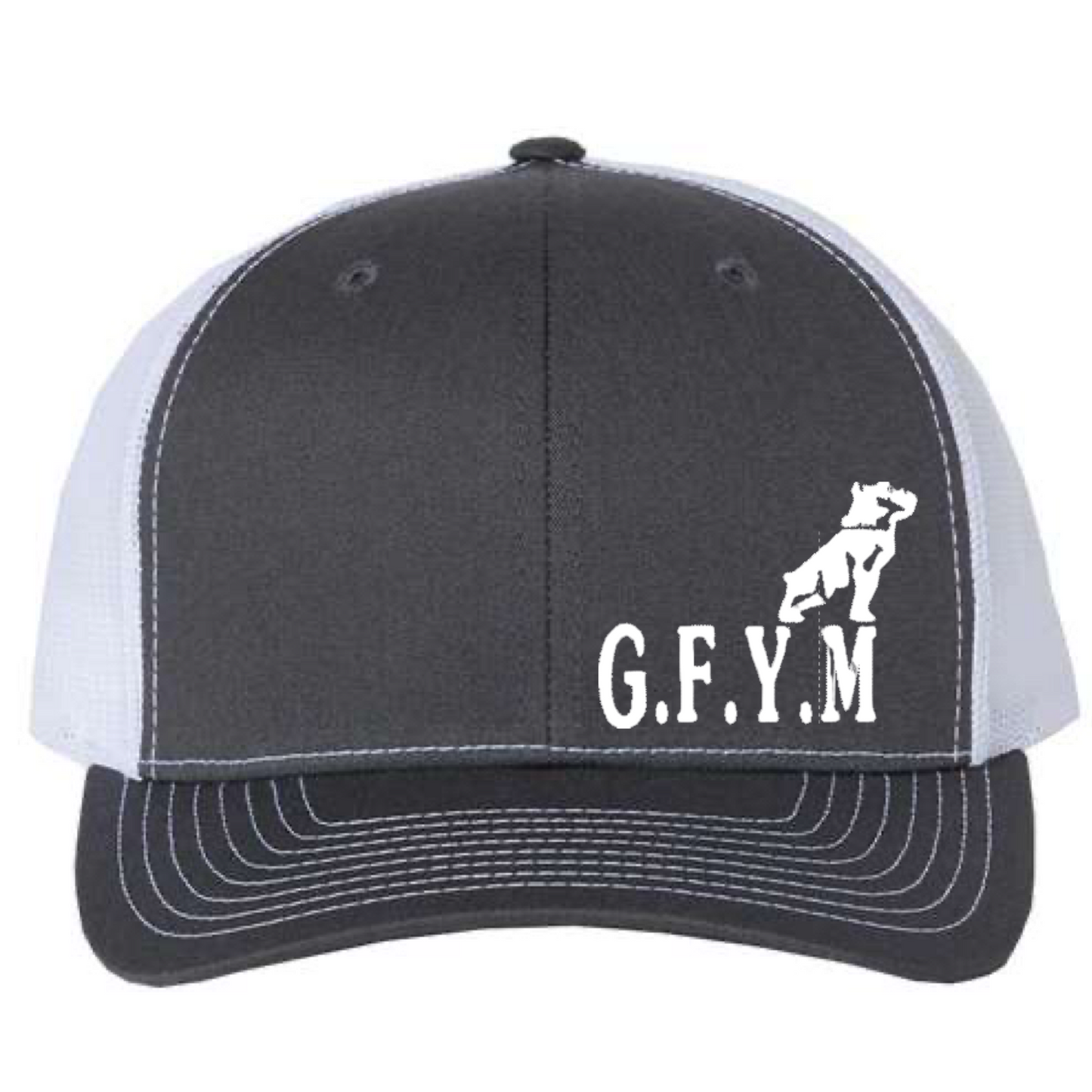 G.F.Y.M Mack Richardson 112 Trucker Hat and Sticker