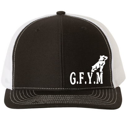 G.F.Y.M Mack Richardson 112 Trucker Hat and Sticker