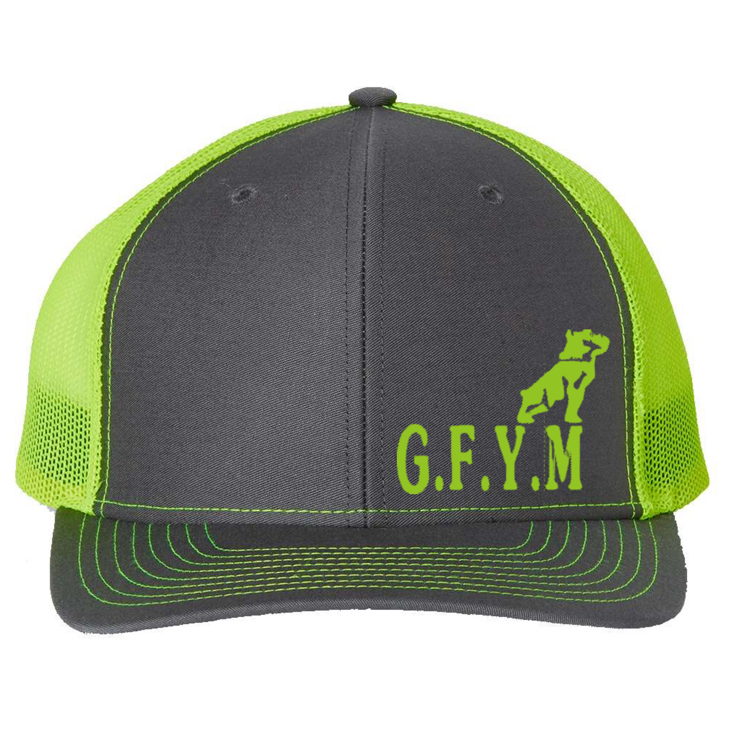 G.F.Y.M Mack Richardson 112 Trucker Hat and Sticker