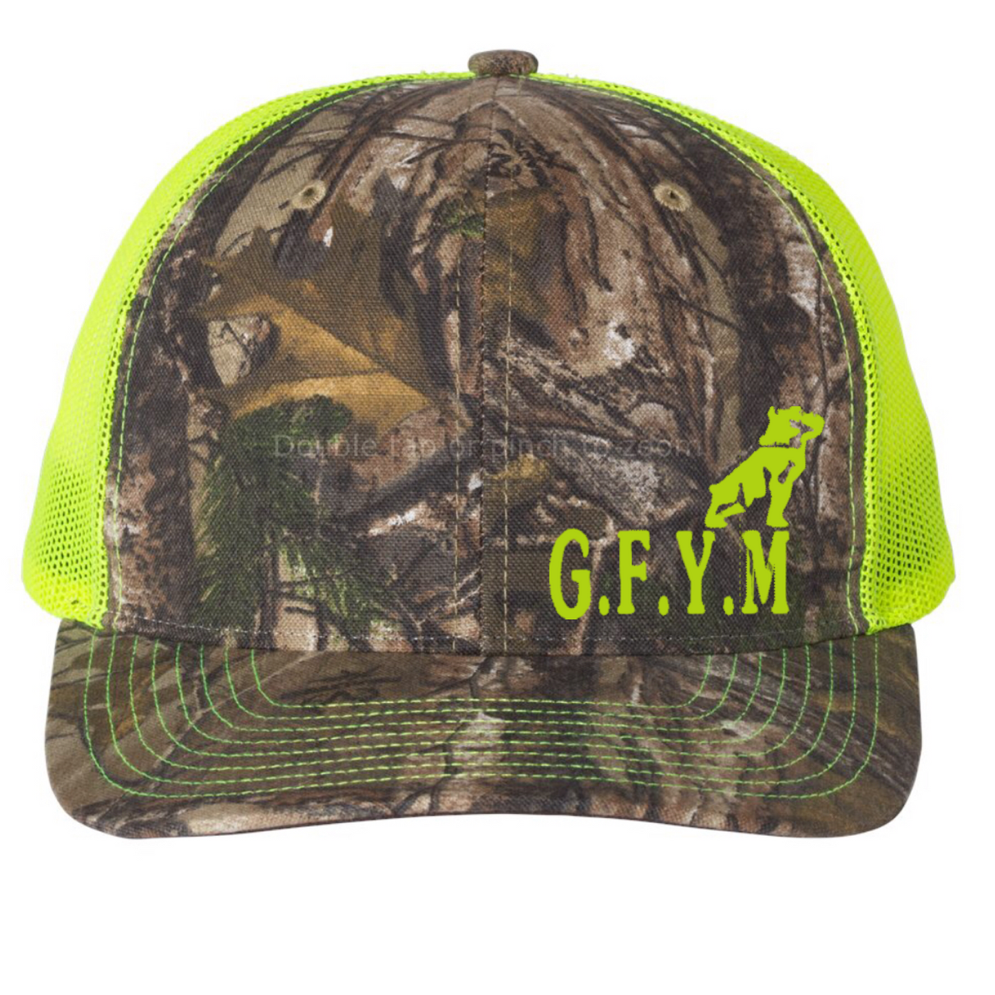 G.F.Y.M Mack Richardson 112 Trucker Hat and Sticker