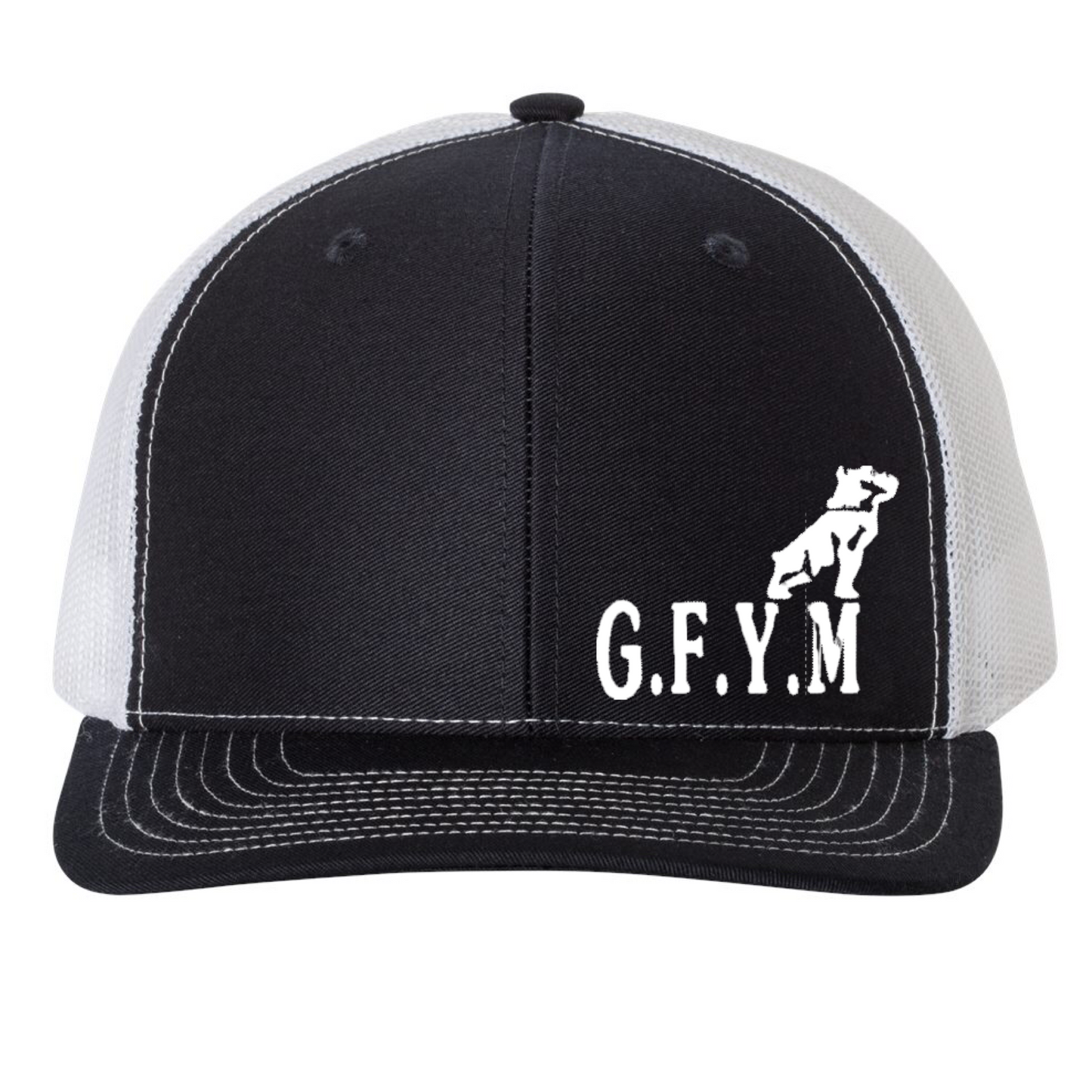 G.F.Y.M Mack Richardson 112 Trucker Hat and Sticker