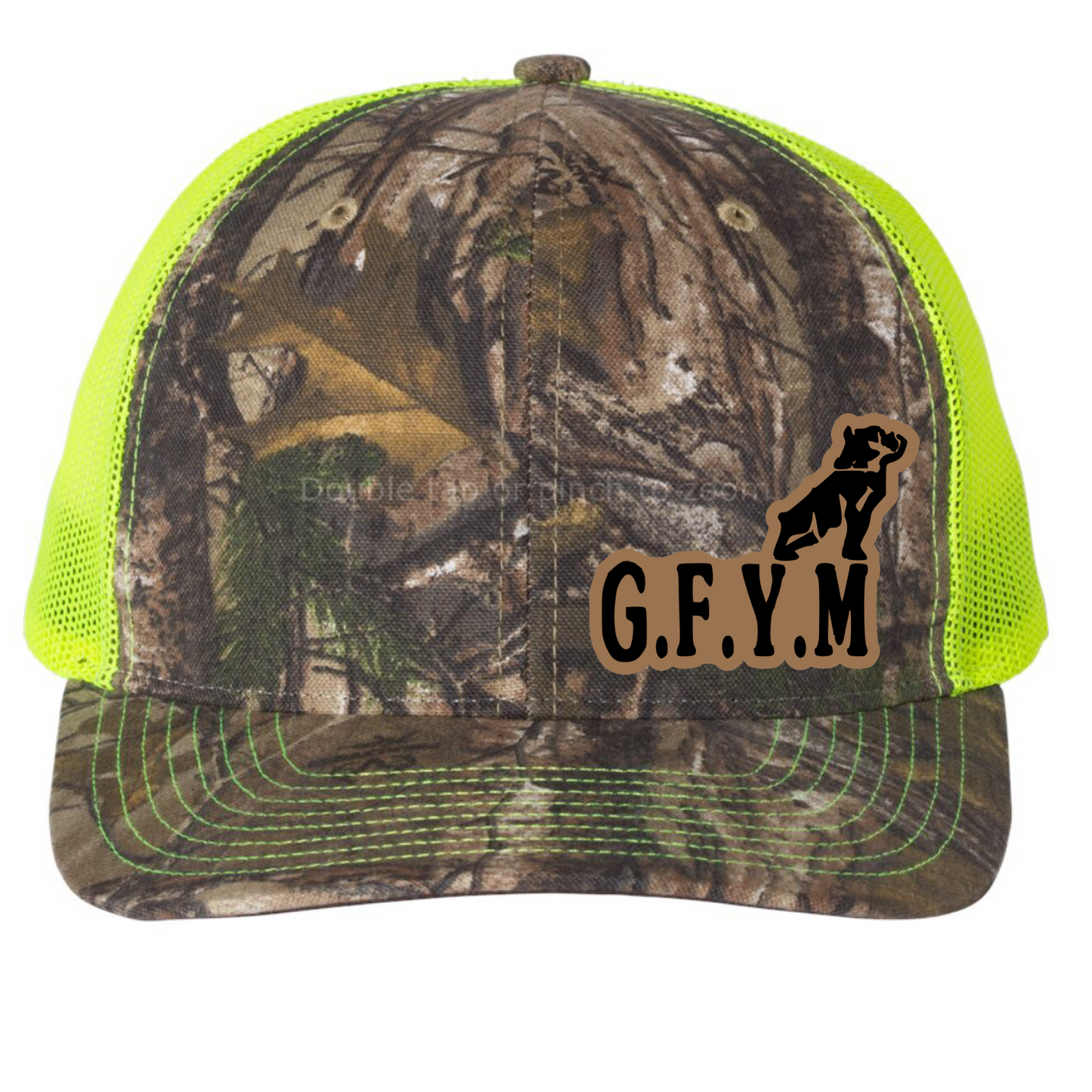 G.F.Y.M Mack Richardson 112 Trucker Hat and Sticker