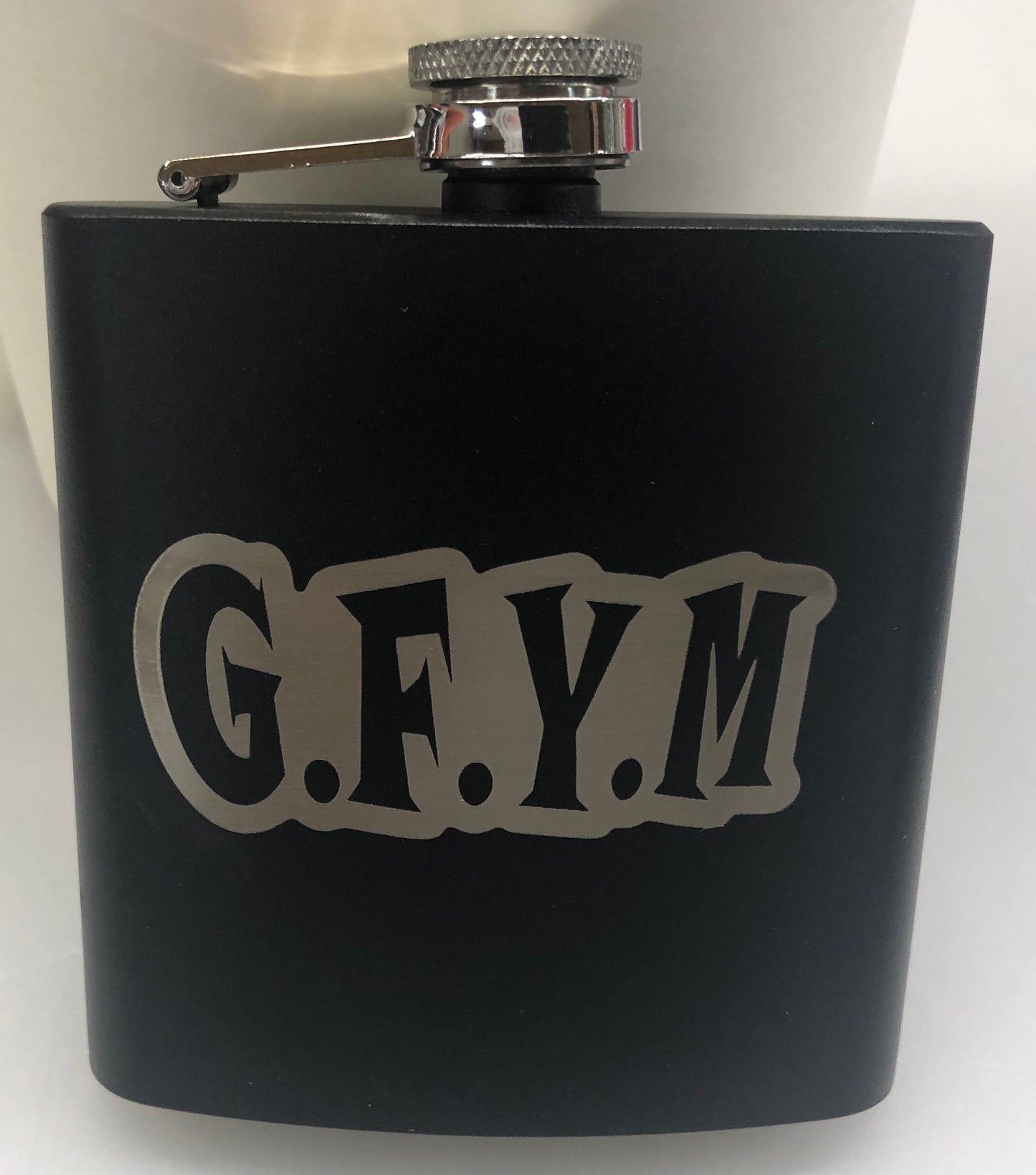 Lasered GFYM Flask