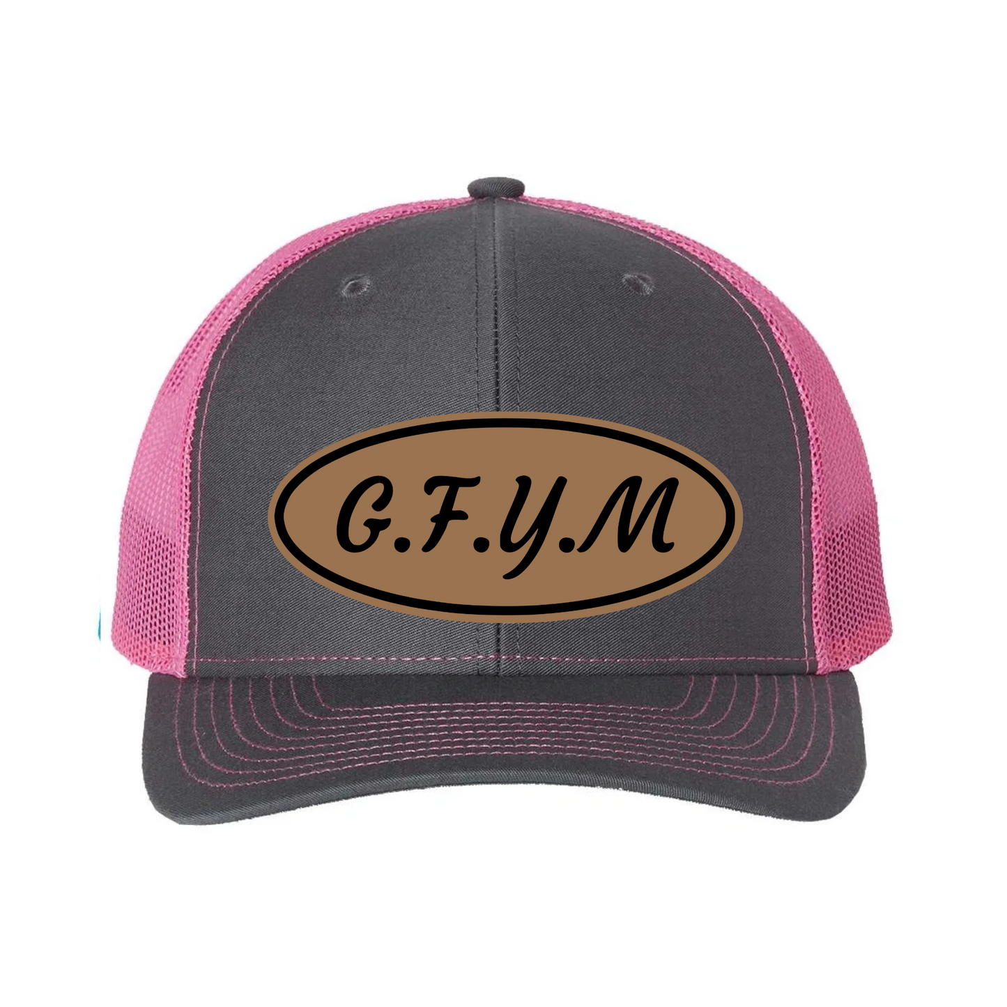 G.F.Y.M Oval Richardson 112 Trucker Hat and Sticker