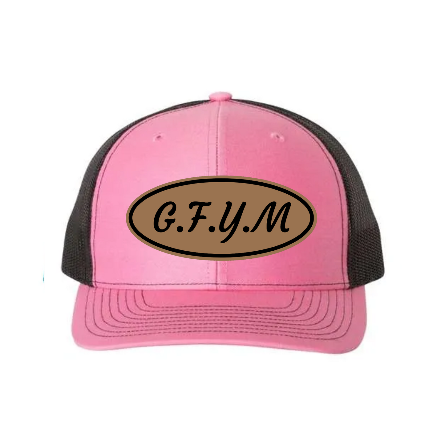 G.F.Y.M Oval Richardson 112 Trucker Hat and Sticker