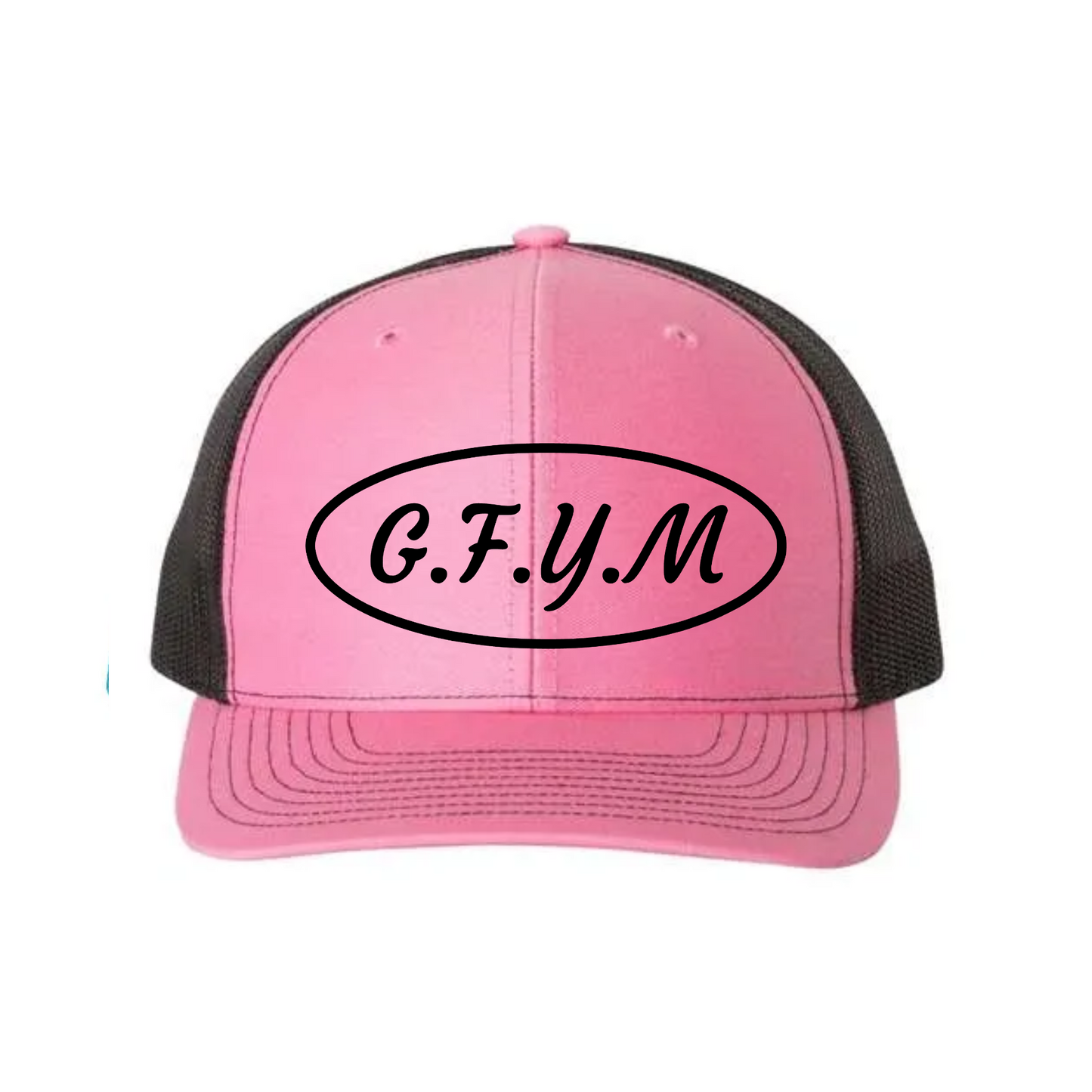 G.F.Y.M Oval Richardson 112 Trucker Hat and Sticker