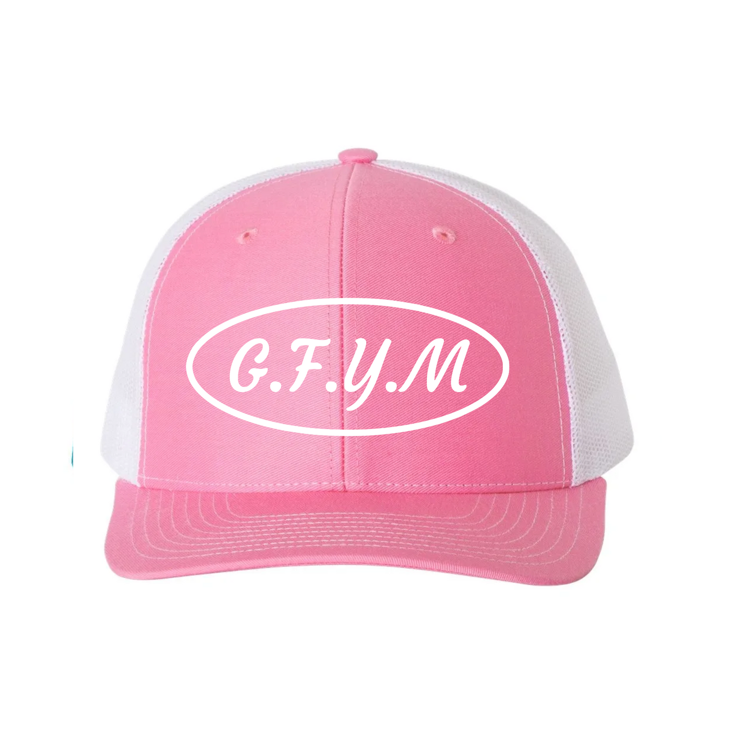 G.F.Y.M Oval Richardson 112 Trucker Hat and Sticker