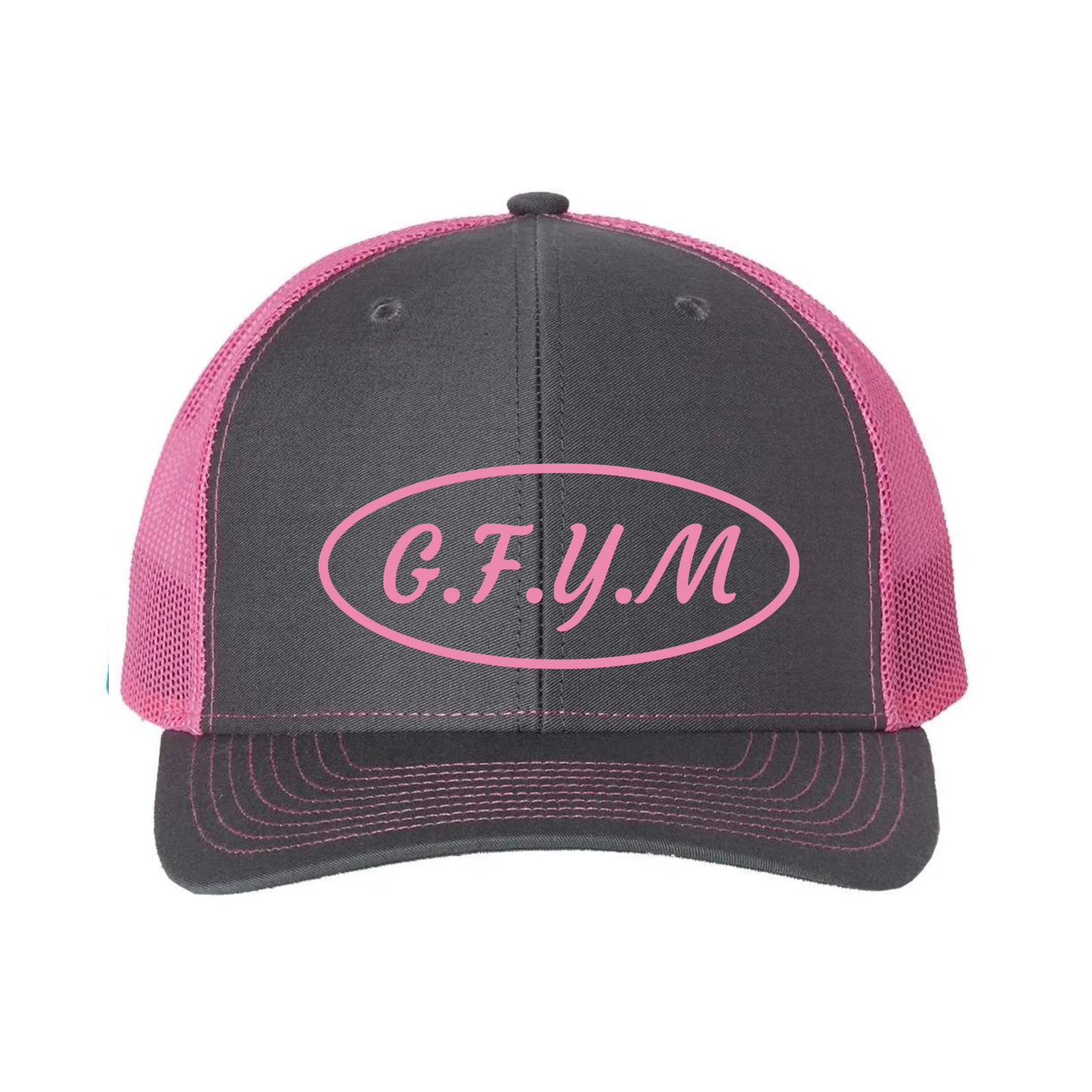 G.F.Y.M Oval Richardson 112 Trucker Hat and Sticker