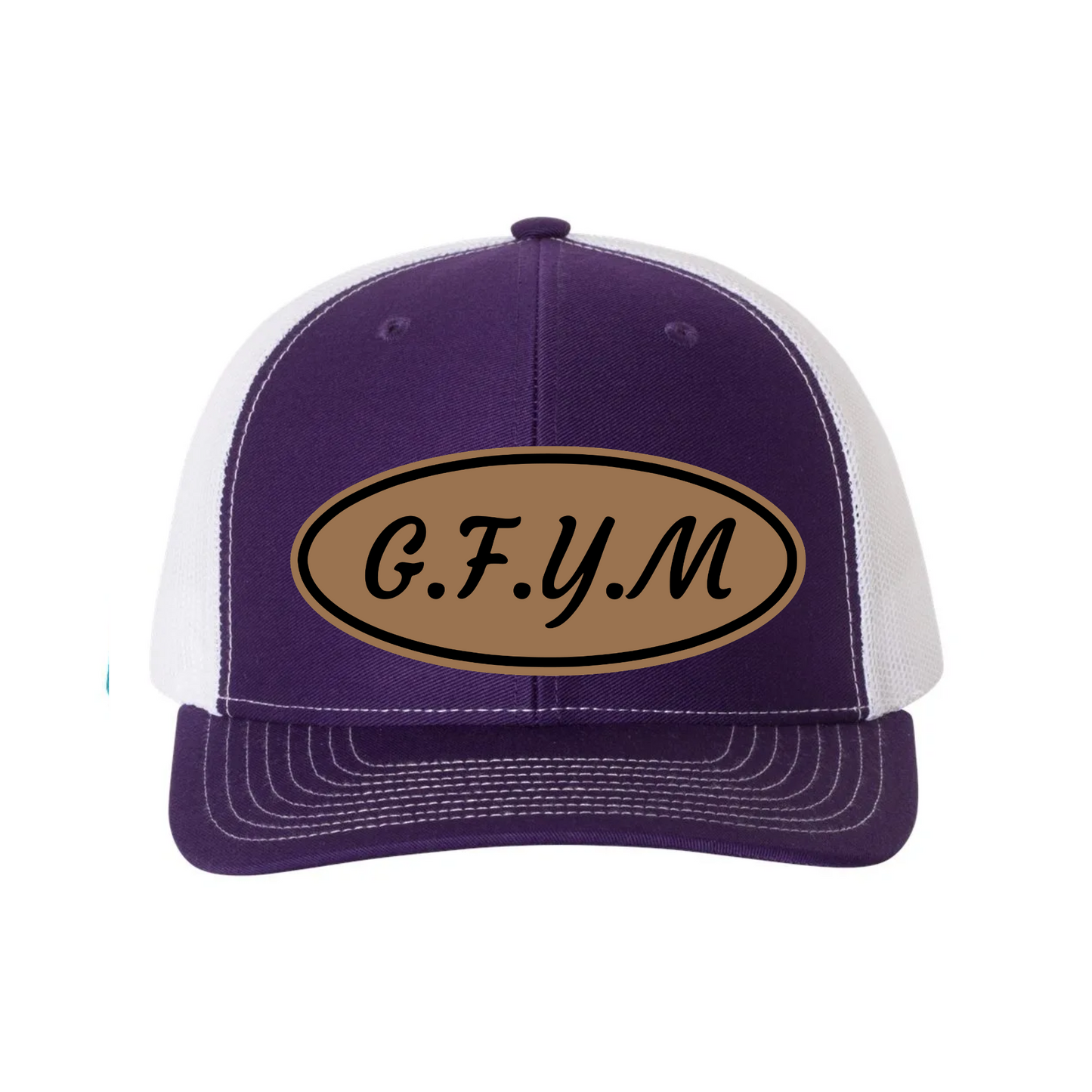 G.F.Y.M Oval Richardson 112 Trucker Hat and Sticker