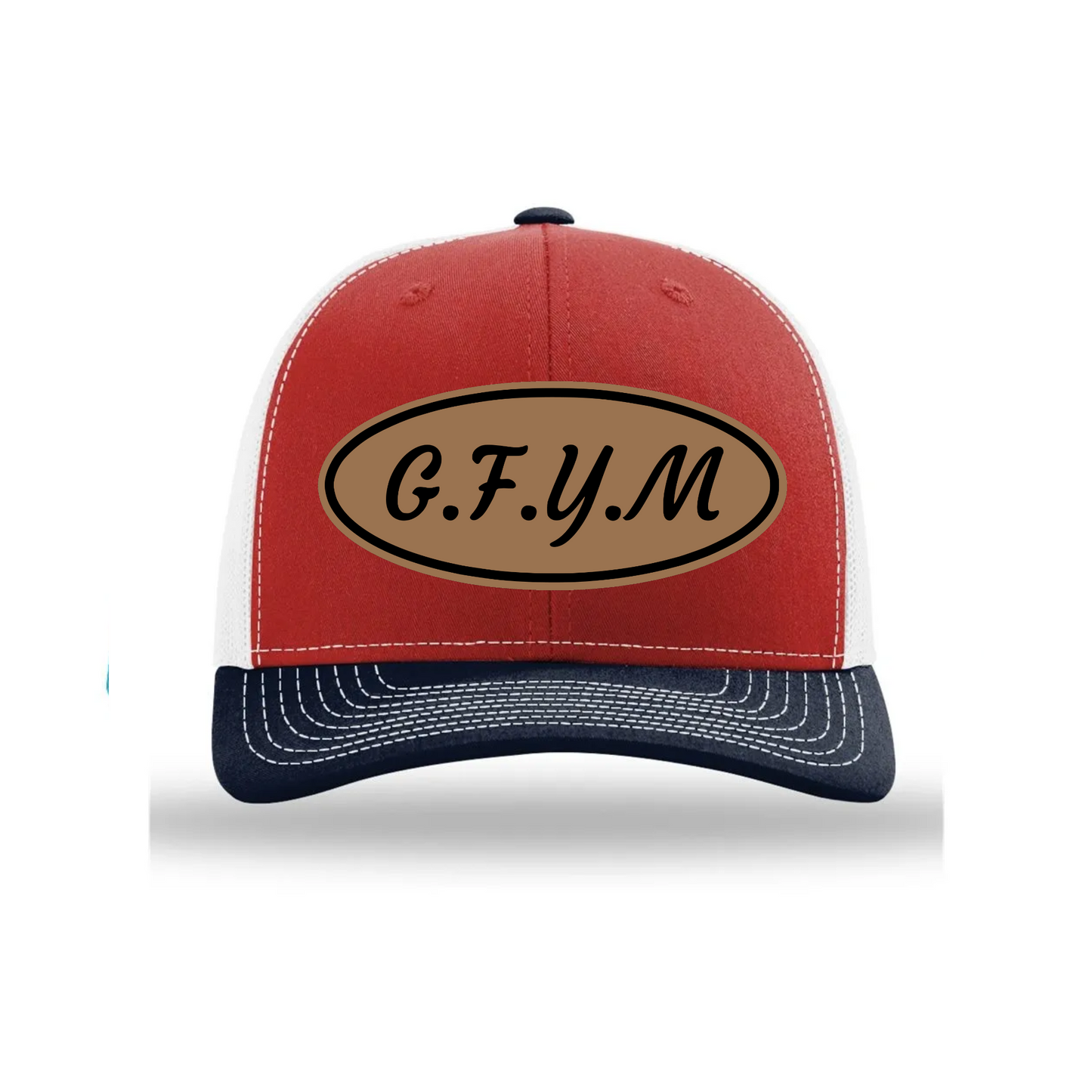 G.F.Y.M Oval Richardson 112 Trucker Hat and Sticker