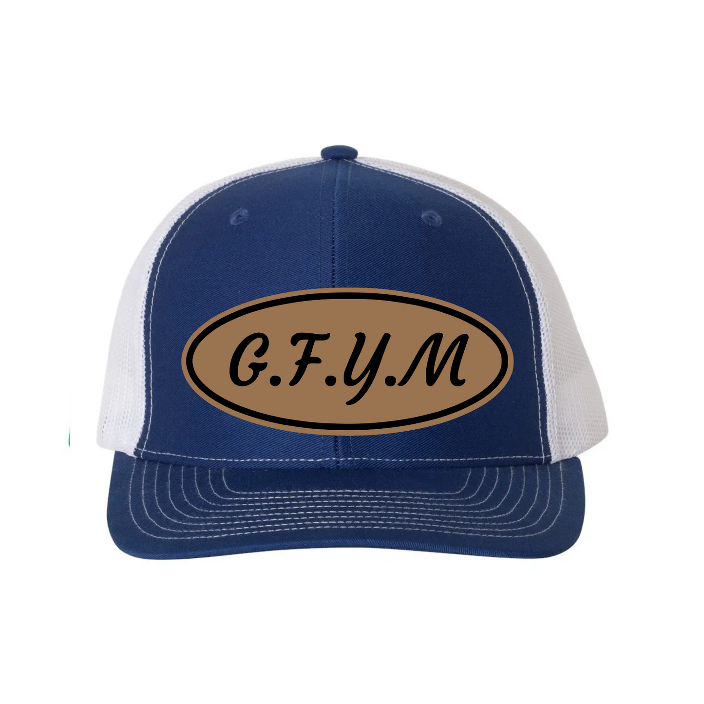 G.F.Y.M Oval Richardson 112 Trucker Hat and Sticker