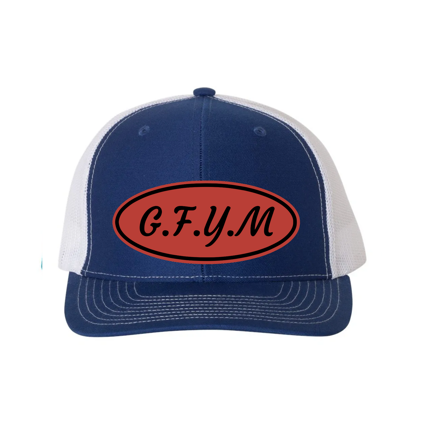 G.F.Y.M Oval Richardson 112 Trucker Hat and Sticker