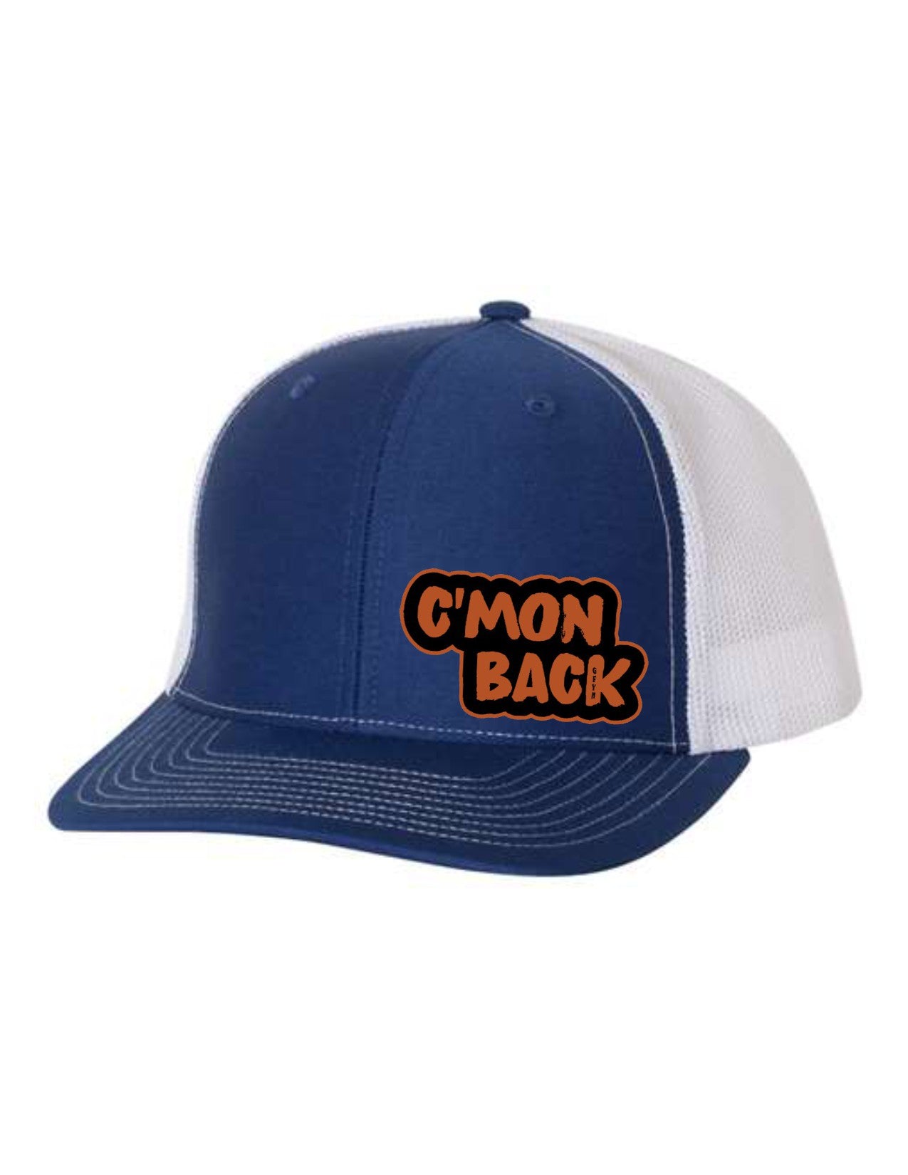 C'MON BACK Leather Patch Richardson 112 Trucker Hat