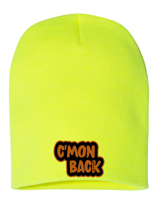 C'MON Back Leather Patch Beanie