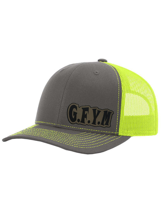 G.F.Y.M Leather Patch Richardson 112 Trucker Hat