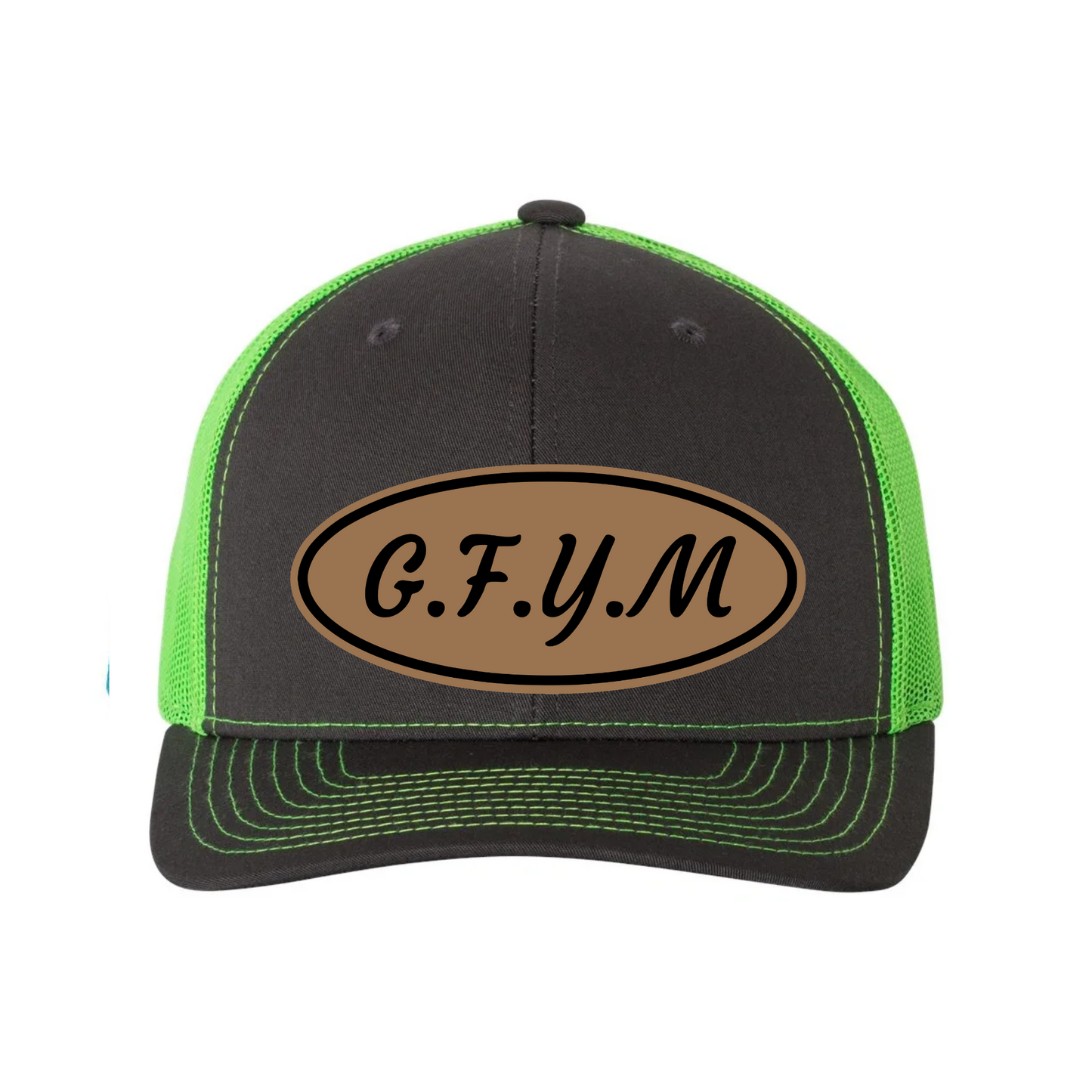 G.F.Y.M Oval Richardson 112 Trucker Hat and Sticker