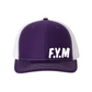 F.Y.M Embroidered Richardson 112 Trucker Hat
